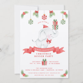 Convite Troca de presentes no Janto de Natal de Elefante B