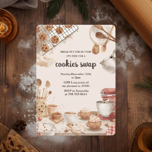 Convite “Trocas de Biscoitos de Natal Neutros