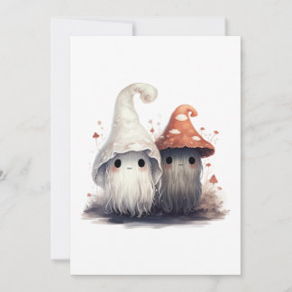 Convite Troll Kawaii Mushroom