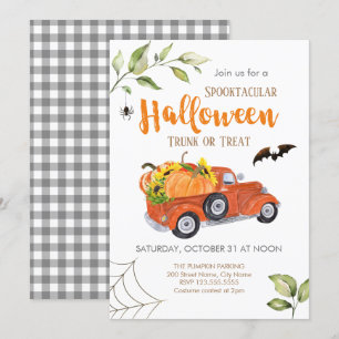 Convite Tronco de Halloween ou Tratar
