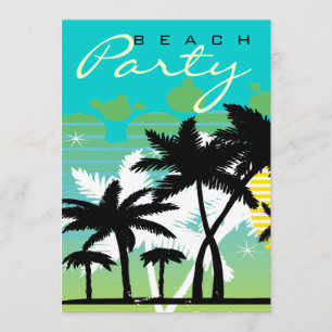 Convite Tropical Beach Party