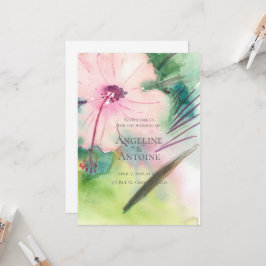 Convite Tropical Destination Wedding