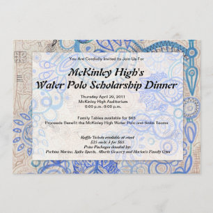 Convite Tropical Vibe Fundraiser Business Luncheon -