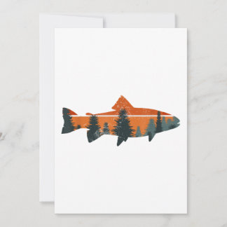 Convite Trout Fly Fishing Nature Outdoor Fisherman