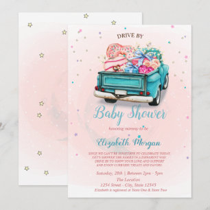 Convite Truck Sweets de Água Conduz Por Chá de fraldas