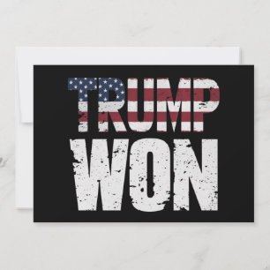 Convite Trump Ganhou 47º Presidente dos EUA Ganhou Eleição