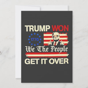Convite Trump Ganhou Nós Povo Acabemos Com Isso Inaguração