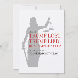 Convite Trump Perdeu Ninguém Morreu Acima da Lei