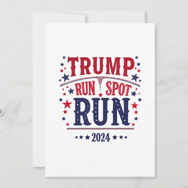 Convite Trump Run Spot Executar Debate Sobre Eleições Engr (Frente)