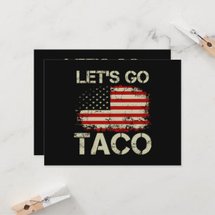 Convite Trump Sempre Desiste Vamos Lá Taco