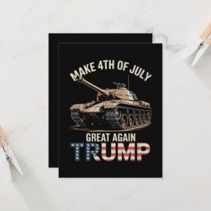 Convite Trump Torna 4 de Julho Grande Novamente com Milita