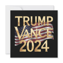 Trump Vance 2024 Conservative Values, Stickers