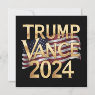Convite Trump Vance 2024 Conservative Values, Stickers