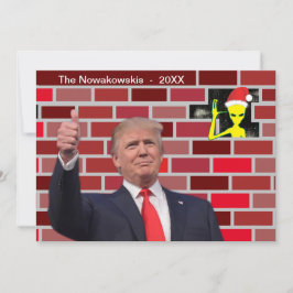 Convite Trump Wall Natal