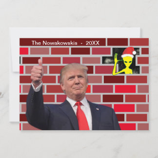 Convite Trump Wall Natal