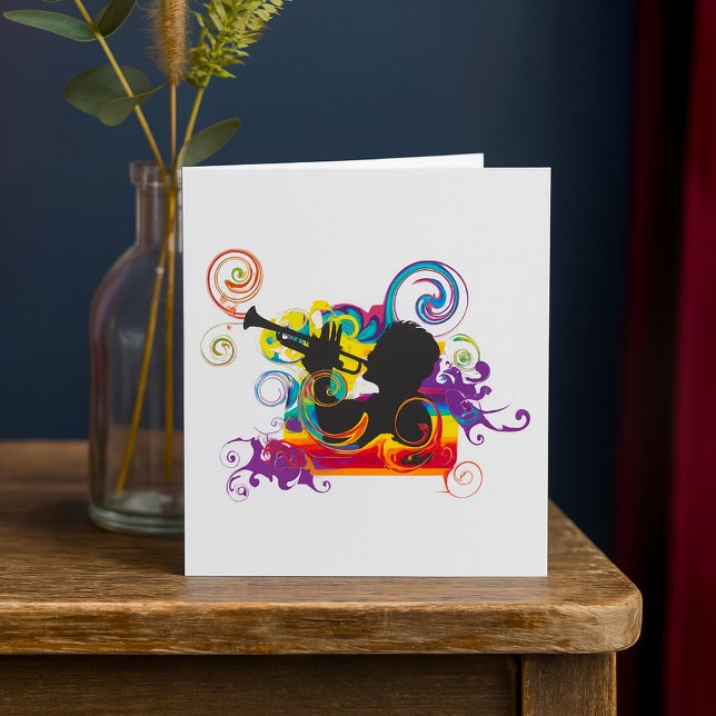 Convite Trumpet Player Art Work (Criador carregado)