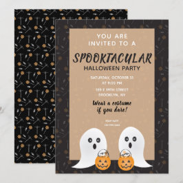 Convite Truque Ou Tratamento De Fantasmas Spooktaculares D