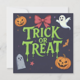 Convite Truque Spooky ou Tratar o Dia das Bruxas de Lama