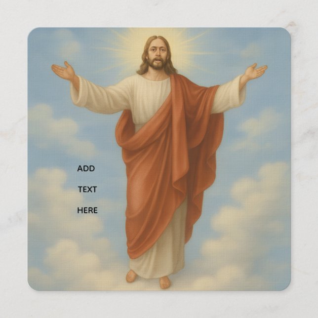 Convite Trust In Jesus (Frente)