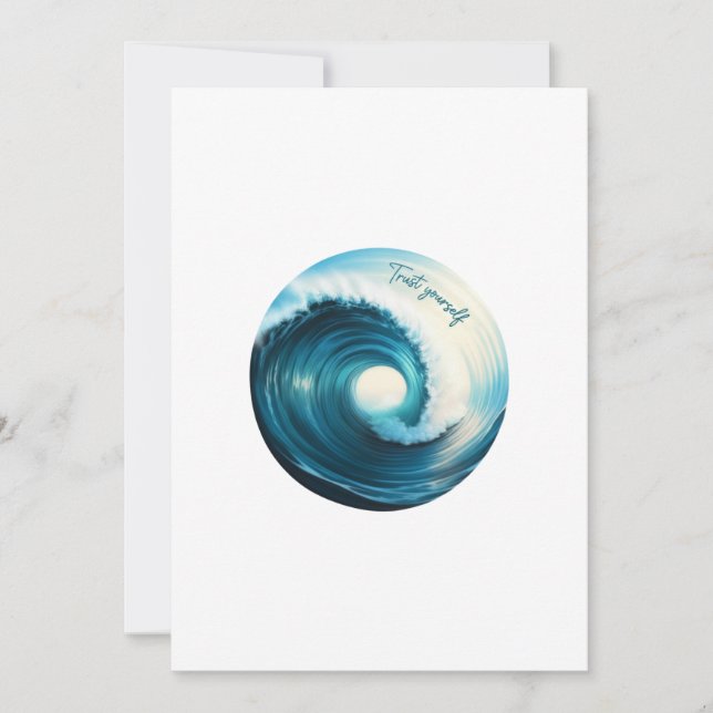 Convite trust yourself  (Frente)