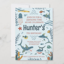 Tubarão Jawsome Pensou Que O Aniversário Era Convi