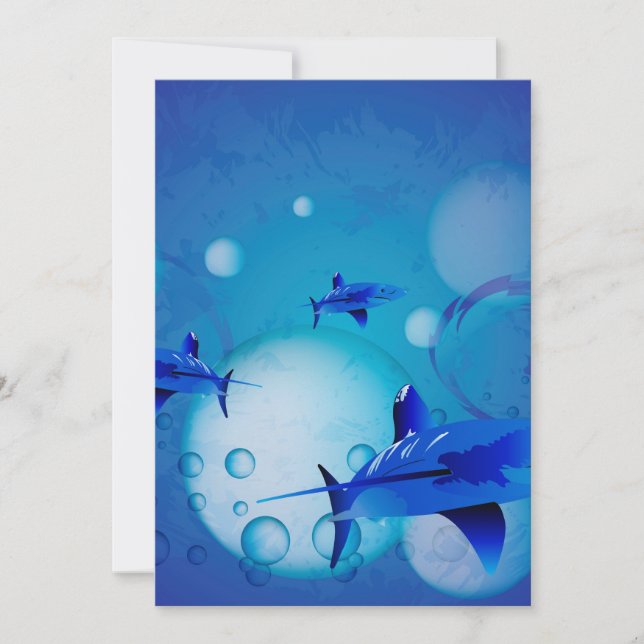 Convite tubarões (Frente)