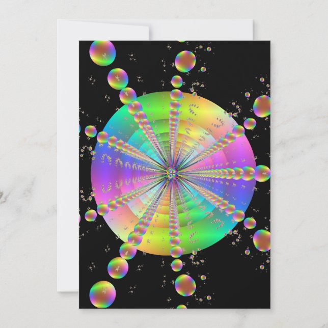 Convite Tubo de bolhas (Frente)