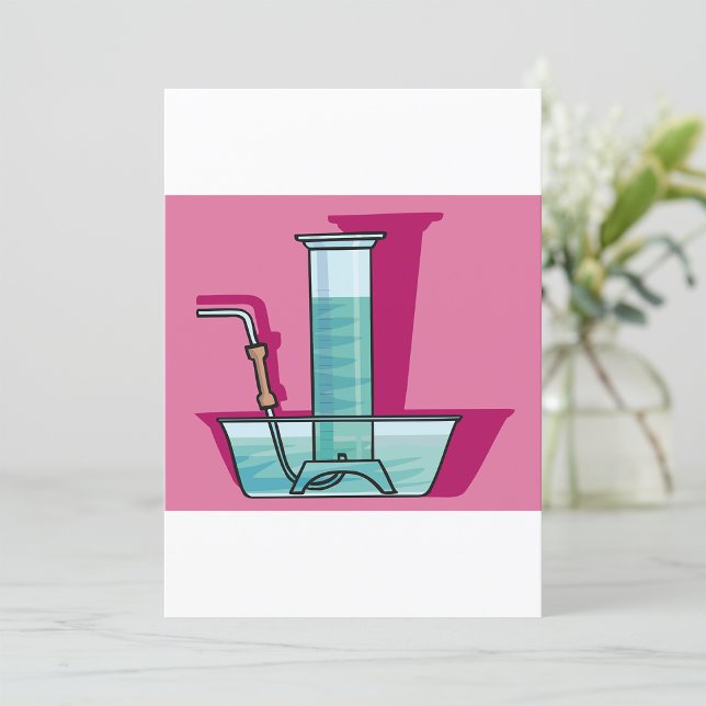 Convite Tubo de teste científico (Criador carregado)