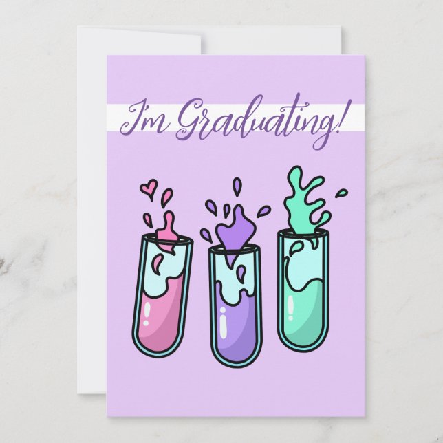 Convite Tubos De Ensaio Turbulentos (Frente)