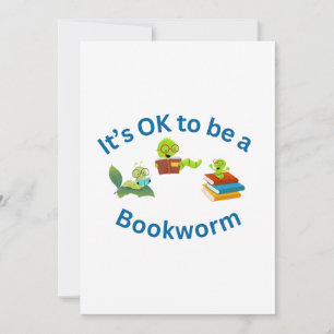 Convite Tudo bem ser um Bookworm