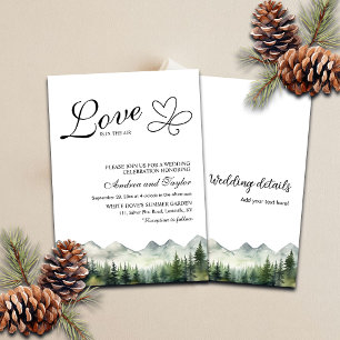 Convite Tudo em Um Amor está no ar Casamento Casual