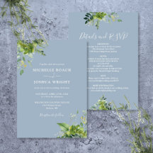 Tudo Em Um Casamento Azul Eucalyptus Greenery Dust