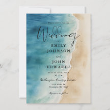 Tudo em Um Casamento de Praia com Oceano Azul em A