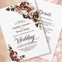 Tudo Em Um Casamento Floral De Queda Rústica