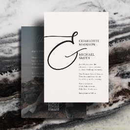 Convite Tudo Em Um Casamento Foto Elegante E Comercial Amp