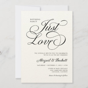 Convite Tudo Em Um Casamento Simples e Cheio de Amor
