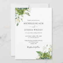 Tudo Em Um Eucalipto Verde Elegante Casamento