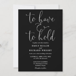 Convite Tudo Em Um Para Ter E Segurar Casamento