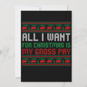 Convite Tudo Que Eu Quero Para O Natal É Meu Salário Bruto
