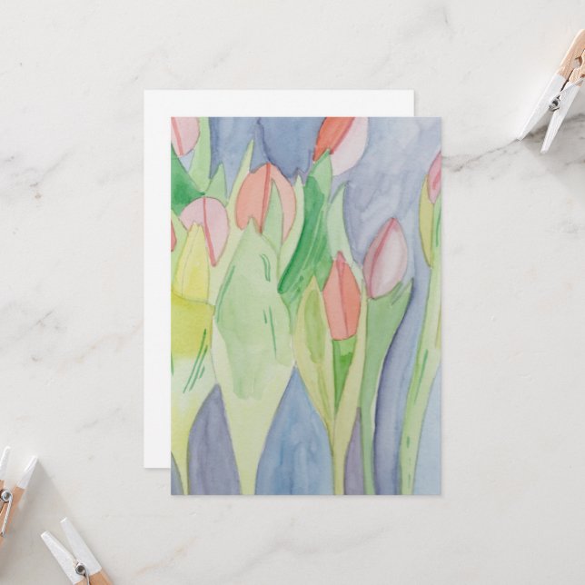 Convite Tulip Garden (Frente/Verso In Situ)