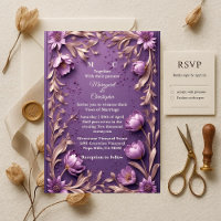 Tulipas Roxas Opulentas Barroco Luxuoso Casamento 