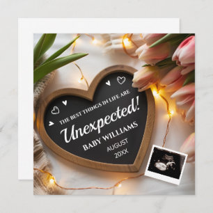 Convite Tulips Bebê Anunciando Mídia Social