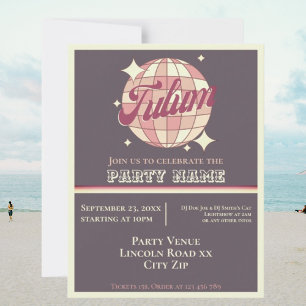 Convite Tulum México temeu a celebração da festa de verão