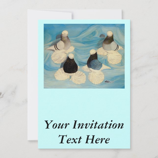 Convite Tumblers com Muffed Quatro (Frente)