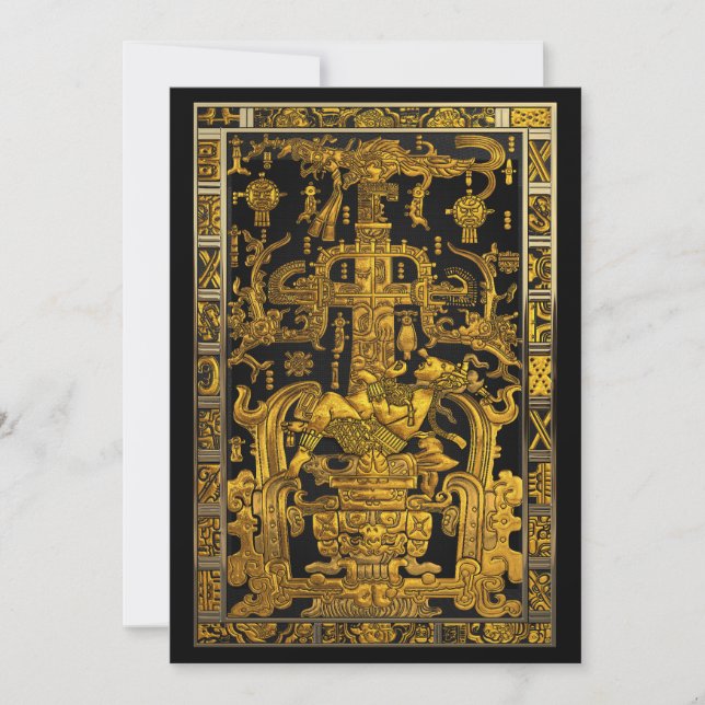 Convite Túmulo do Astronauta Palenque Dourado - Paquistão (Frente)