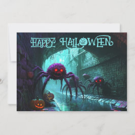 Convite Túnel da placa Terrors