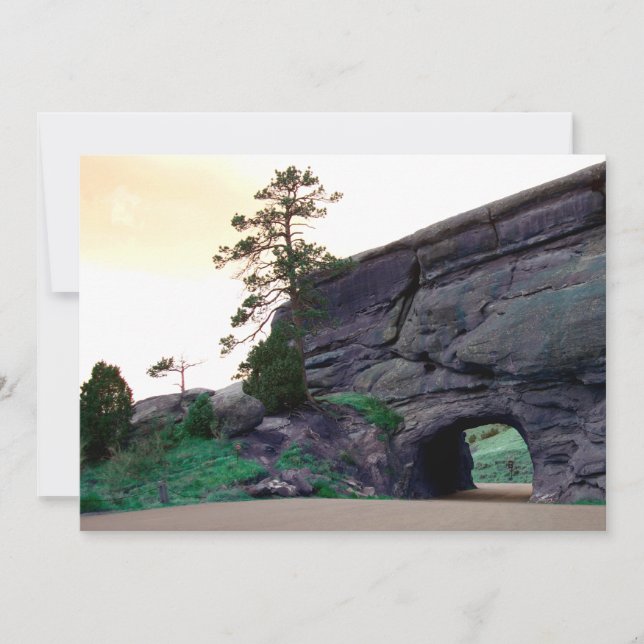 Convite túnel de estrada rural (Frente)