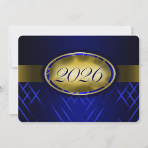 Convite Turma Blue and Gold de 2026