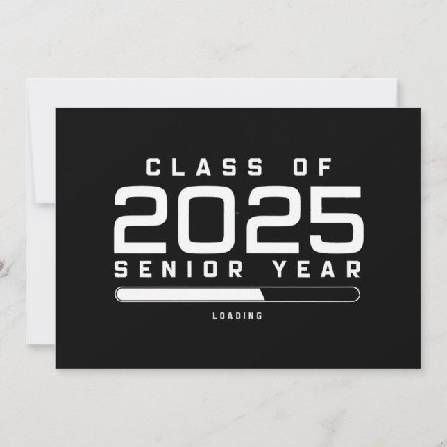 Convite Turma de 2025 Último Ano Carregando Senior 2025  (Frente)