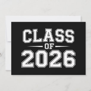 Convite Turma De 2026 Graduação Graduado Retro Vintage